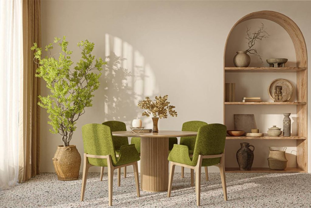 taille forme table à manger extensible