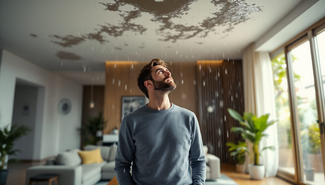 locataire infiltration d eau par plafond