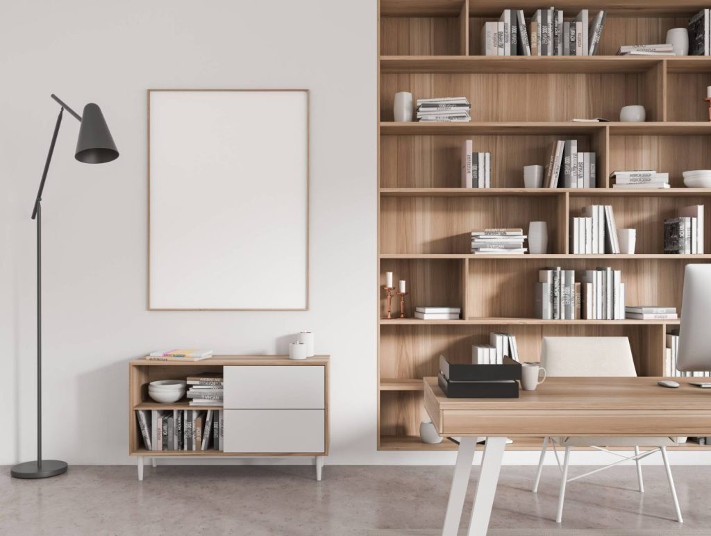 bibliothèque design sur mesure