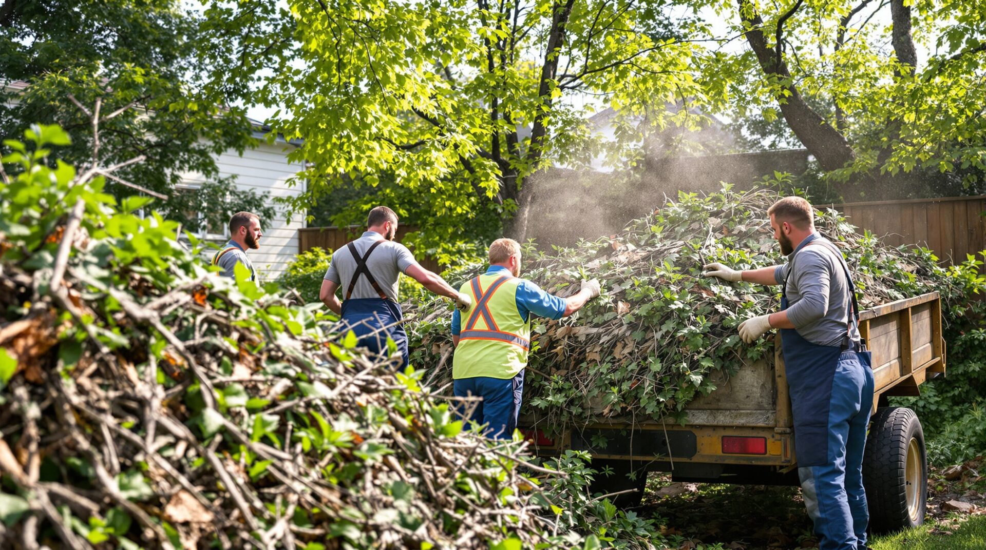débarrasser déchets de jardin