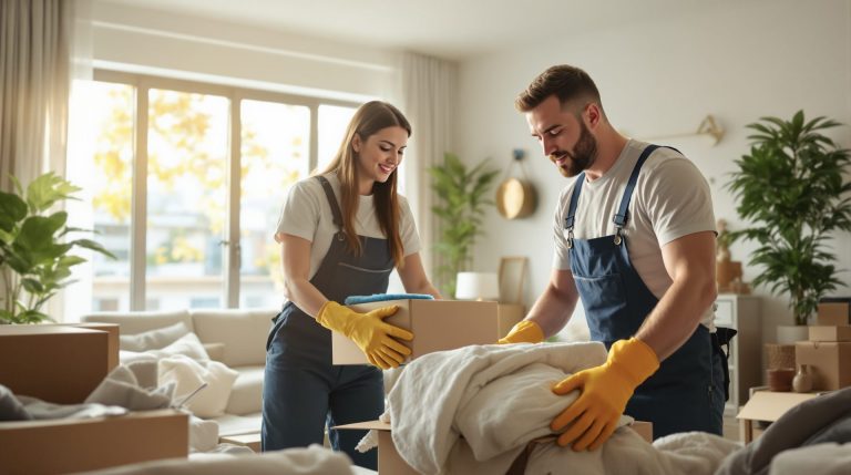 débarrasser et nettoyer un appartement