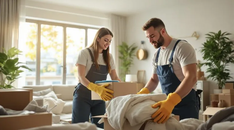 débarrasser et nettoyer un appartement