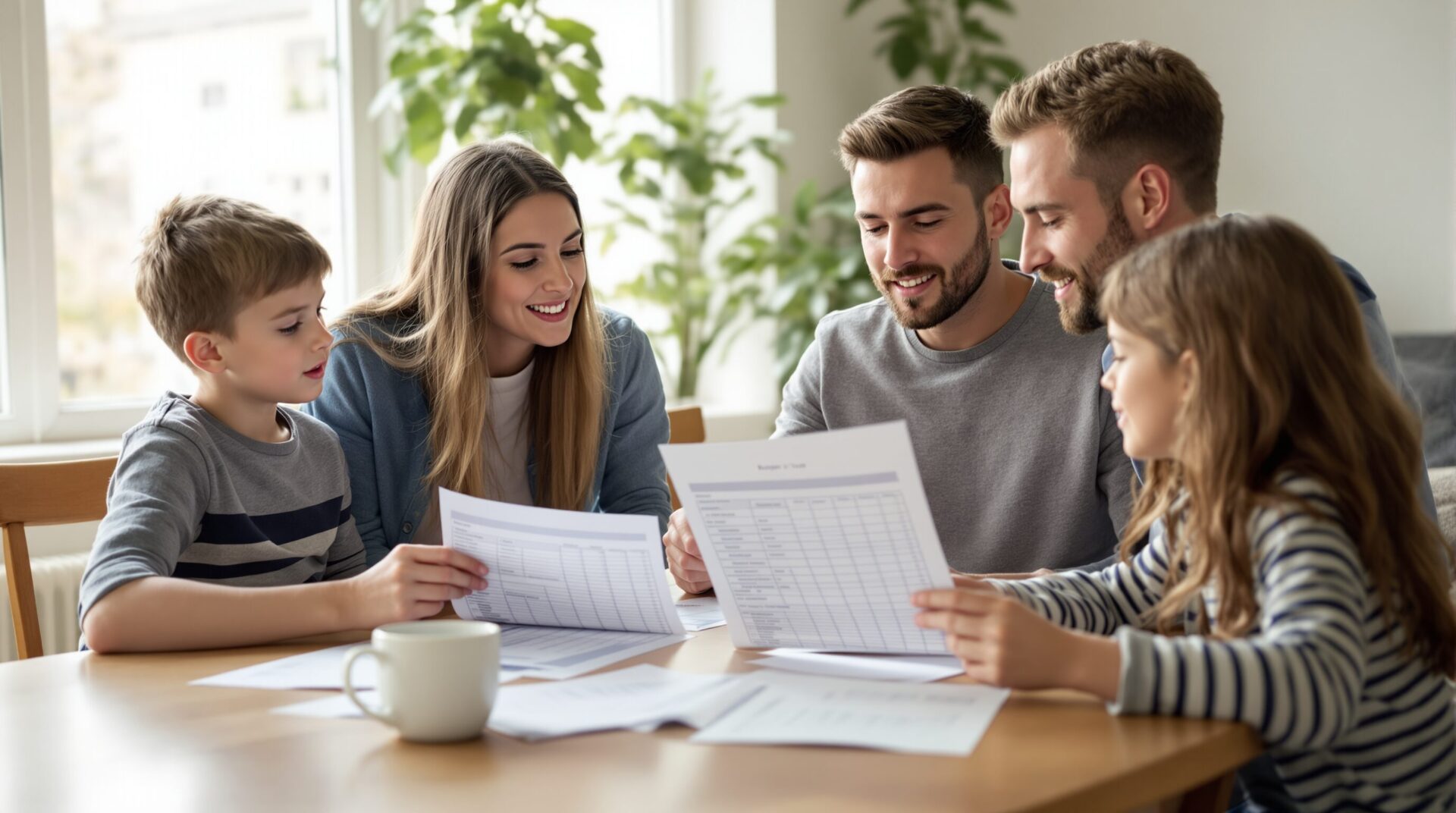 tableau budget familial gratuit