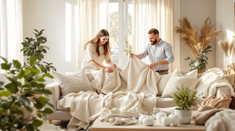 textiles naturels deco