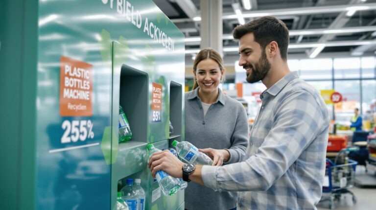 recyclage bouteille plastique tarif auchan