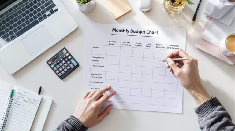 exemple tableau charges mensuelles