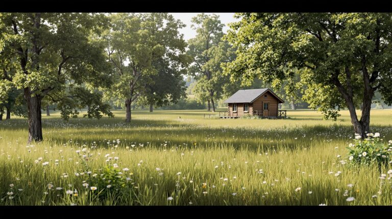 terrain non constructible avec cabanon cadastré