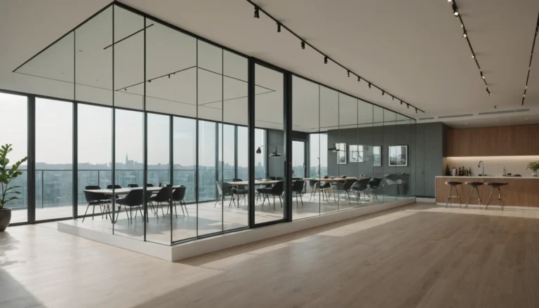 fermer une mezzanine avec une verriere