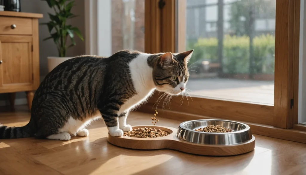 distributeur nourriture chat