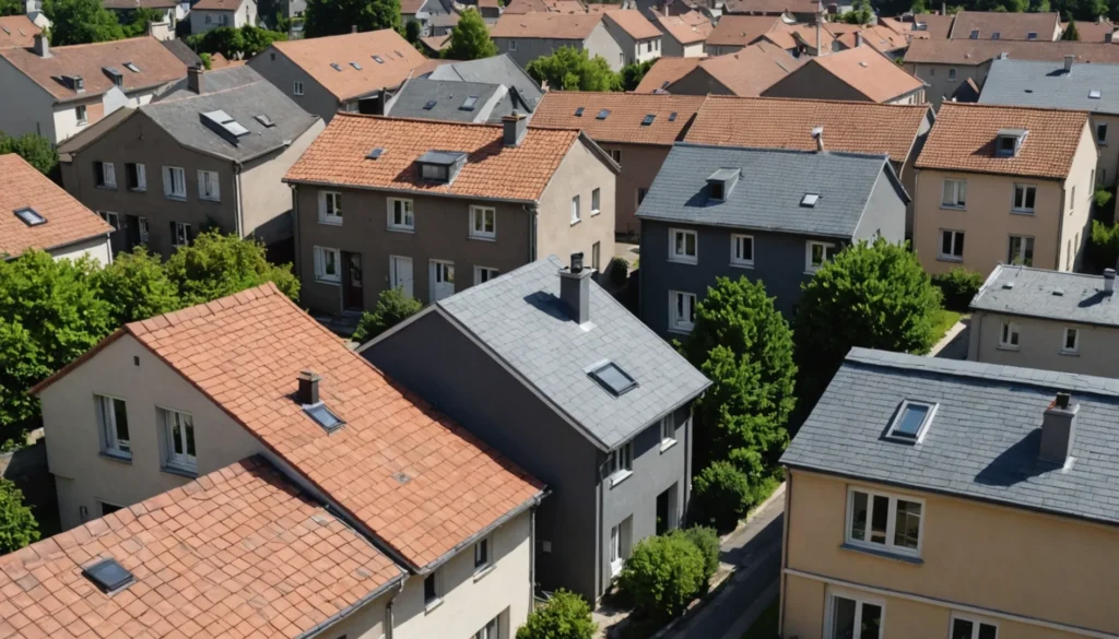 toiture commune sans copropriété