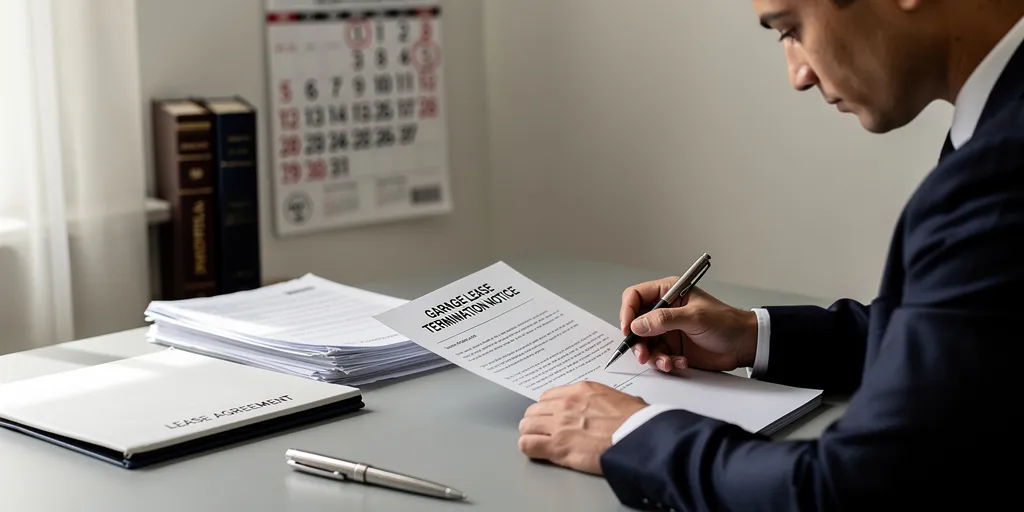 résiliation bail garage avant terme