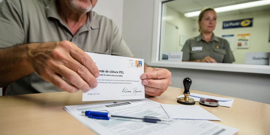 modèle lettre clôture pel