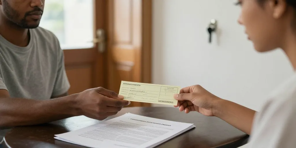 est ce que le cheque de caution est encaissé