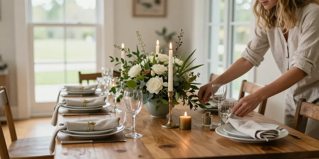 Comment décorer sa table à manger ?