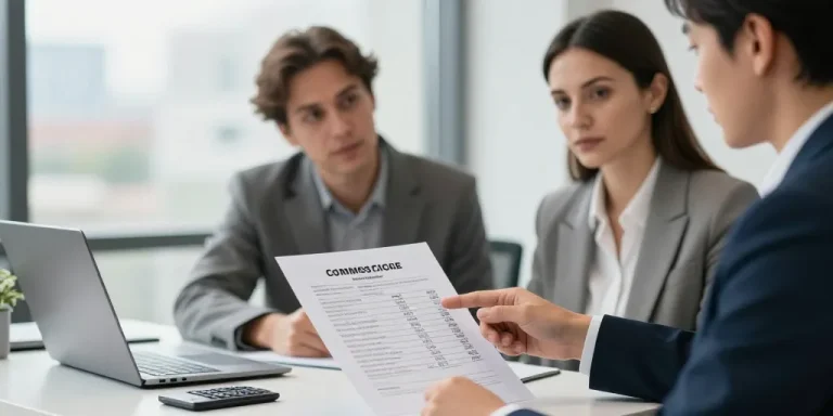 commission d'un agent immobilier