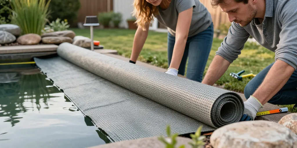 géotextile bassin