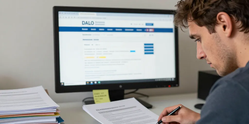 remplir un dossier dalo sur internet