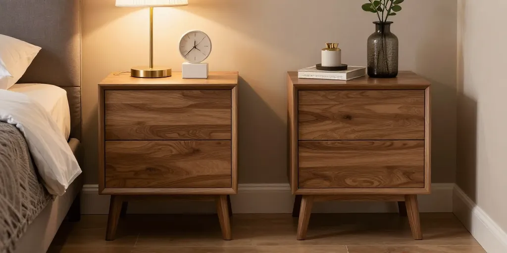 table de chevet lot de 2
